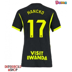 Atletico Madrid David Hancko #17 Udebanetrøje Dame 2026-27 Kort ærmer Atletico Madrid David Hancko #17 Udebanetrøje Dame 2026-27 Kort ærmer